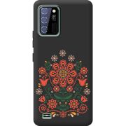 Черный чехол BoxFace Oukitel C25 Ukrainian Ornament