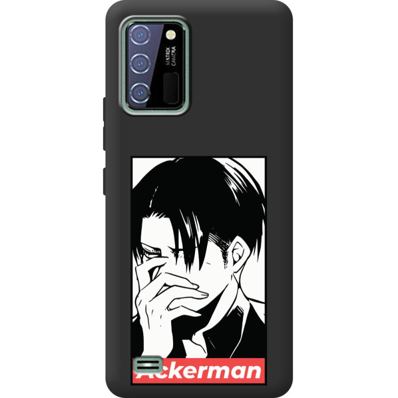 Черный чехол BoxFace Oukitel C25 Attack On Titan - Ackerman