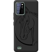 Черный чехол BoxFace Oukitel C25 Horse