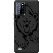 Черный чехол BoxFace Oukitel C25 Grizzly Bear