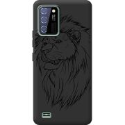 Черный чехол BoxFace Oukitel C25 Lion