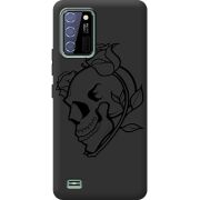 Черный чехол BoxFace Oukitel C25 Skull and Roses