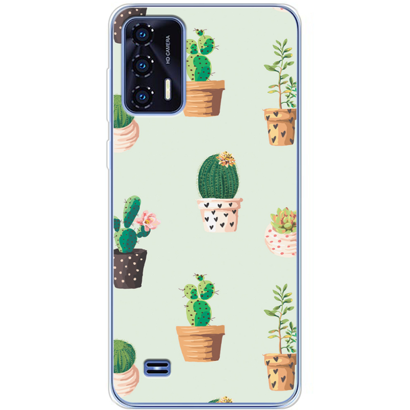 Чехол BoxFace Oukitel C31 L-green Cacti