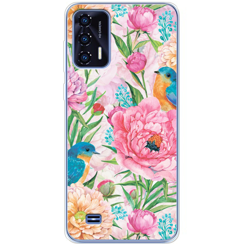 Чехол BoxFace Oukitel C31 Birds in Flowers