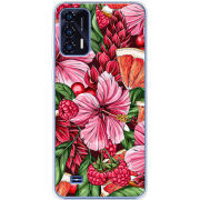 Чехол BoxFace Oukitel C31 Tropical Flowers