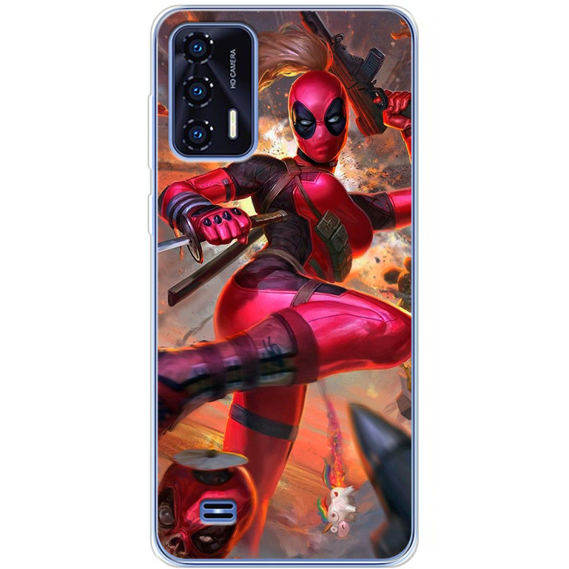 Чехол BoxFace Oukitel C31 Woman Deadpool