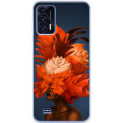 Чехол BoxFace Oukitel C31 Exquisite Orange Flowers