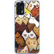 Чехол BoxFace Oukitel C31 Sleepy Cats