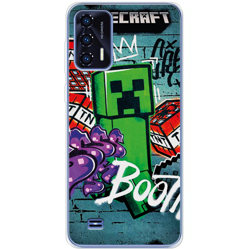 Чехол BoxFace Oukitel C31 Minecraft Graffiti