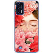 Чехол BoxFace Oukitel C31 Girl in Flowers