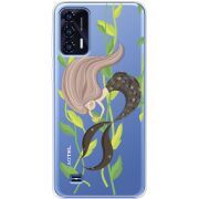 Прозрачный чехол BoxFace Oukitel C31 Cute Mermaid