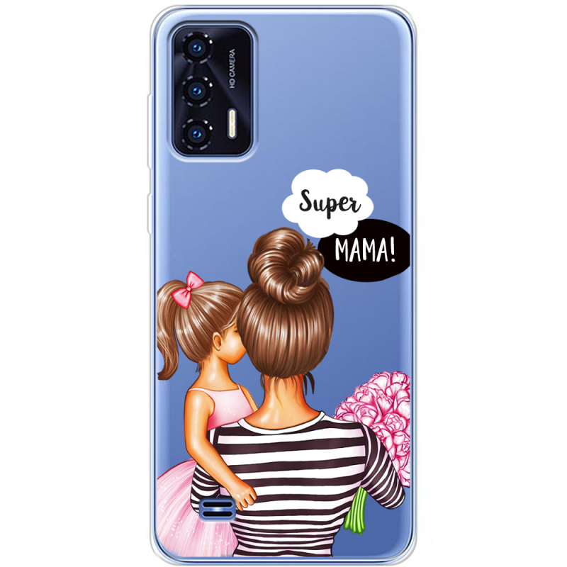 Прозрачный чехол BoxFace Oukitel C31 Super Mama and Daughter