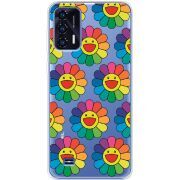 Прозрачный чехол BoxFace Oukitel C31 Hippie Flowers