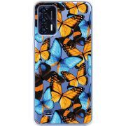 Прозрачный чехол BoxFace Oukitel C31 Butterfly Morpho