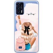 Прозрачный чехол BoxFace Oukitel C31 Travel Girl