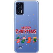 Прозрачный чехол BoxFace Oukitel C31 Merry Christmas