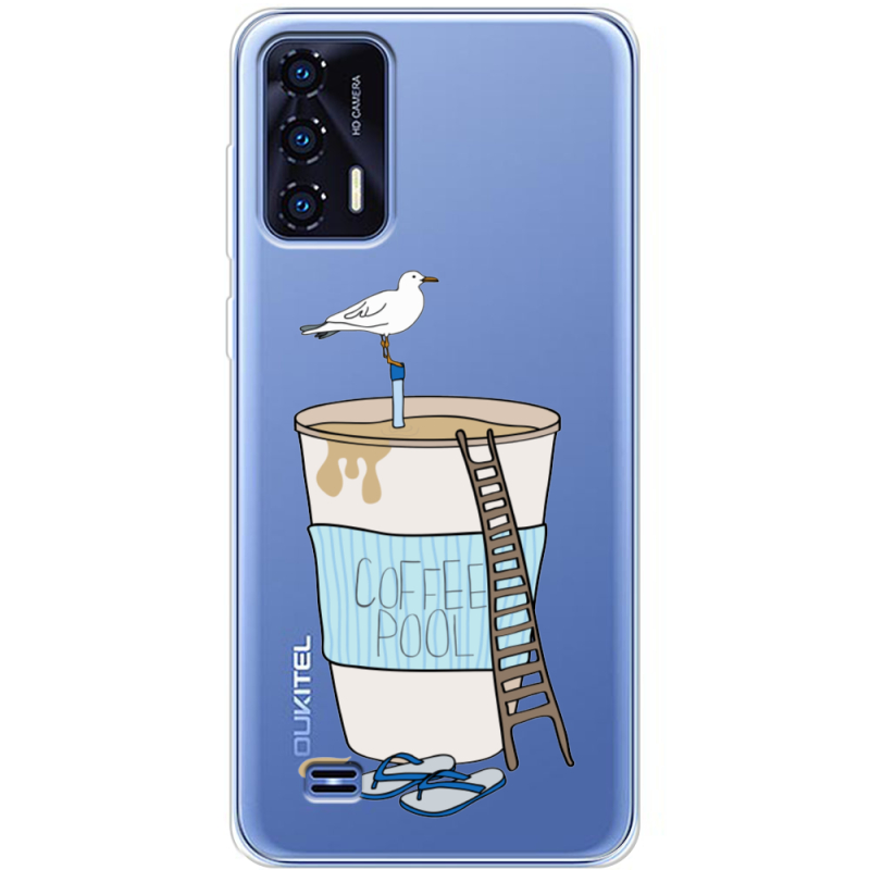 Прозрачный чехол BoxFace Oukitel C31 Segull in Cofee Pool