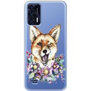 Прозрачный чехол BoxFace Oukitel C31 Winking Fox