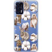 Прозрачный чехол BoxFace Oukitel C31 Cotton and Rabbits