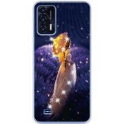 Чехол со стразами Oukitel C31 Girl with Umbrella