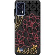 Черный чехол BoxFace Oukitel C31 FranceFlowers