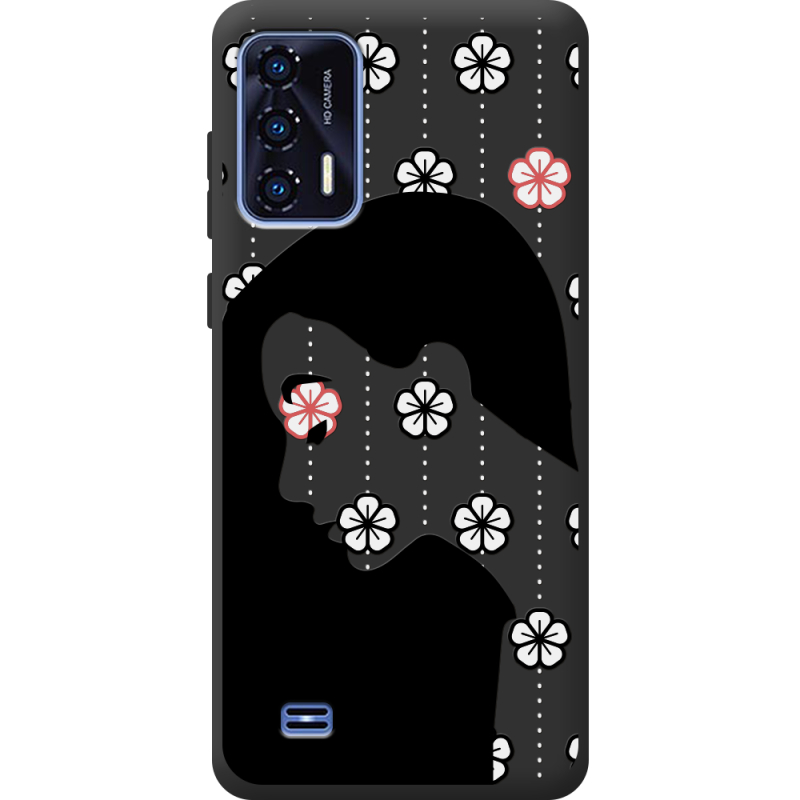 Черный чехол BoxFace Oukitel C31 Flower Hair