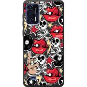 Черный чехол BoxFace Oukitel C31 Rock Graffiti