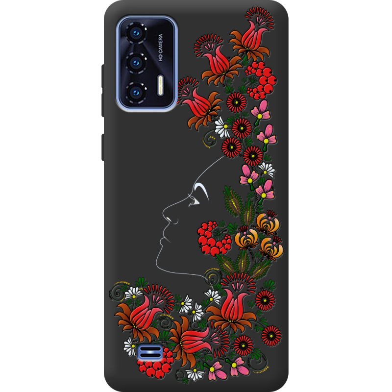 Черный чехол BoxFace Oukitel C31 3D Ukrainian Muse