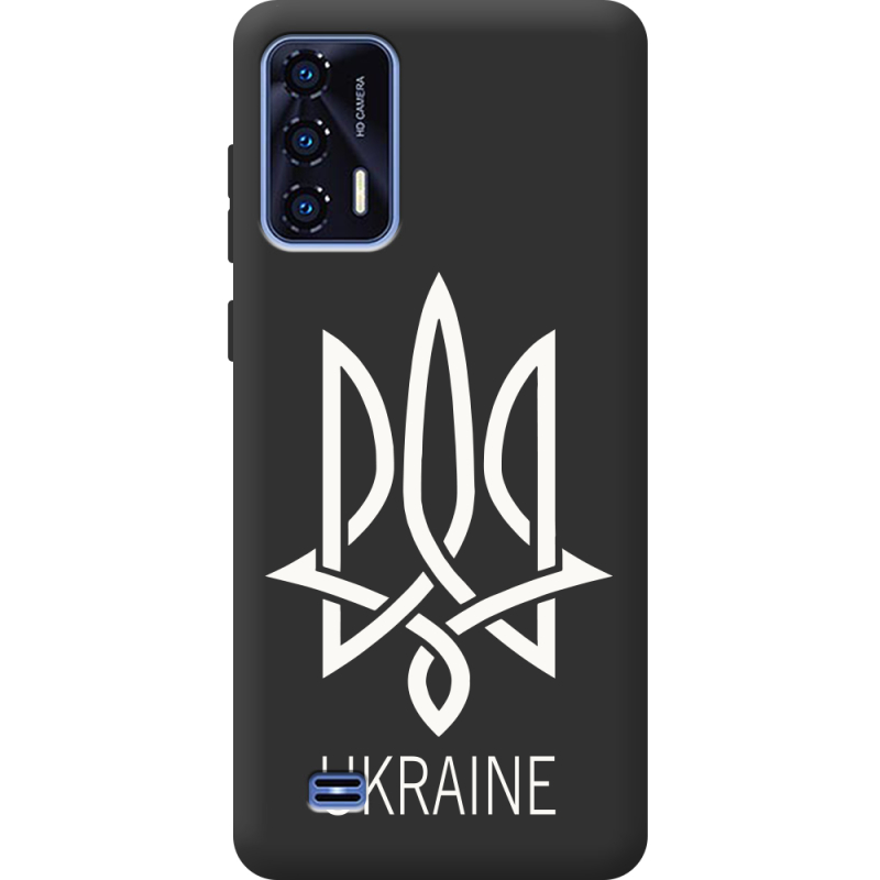 Черный чехол BoxFace Oukitel C31 Тризуб монограмма ukraine