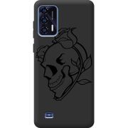 Черный чехол BoxFace Oukitel C31 Skull and Roses