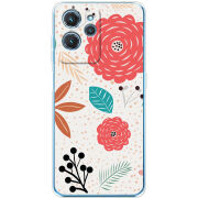 Чехол BoxFace Oukitel C32 Line Flowers