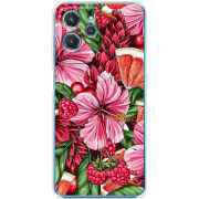 Чехол BoxFace Oukitel C32 Tropical Flowers