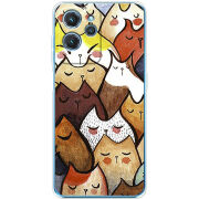 Чехол BoxFace Oukitel C32 Sleepy Cats