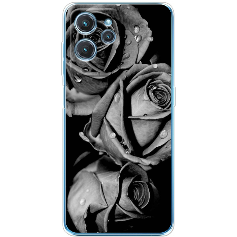 Чехол BoxFace Oukitel C32 Black and White Roses