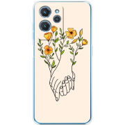 Чехол BoxFace Oukitel C32 Flower Hands