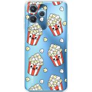 Прозрачный чехол BoxFace Oukitel C32 с 3D-глазками Popcorn