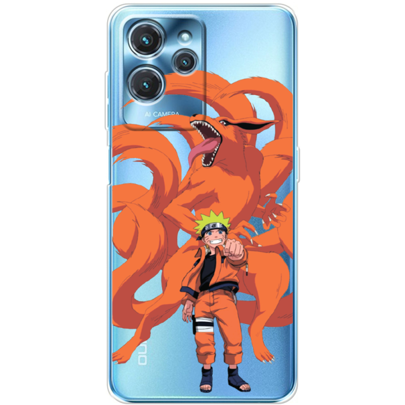 Прозрачный чехол BoxFace Oukitel C32 Naruto and Kurama