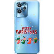 Прозрачный чехол BoxFace Oukitel C32 Merry Christmas