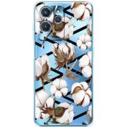 Прозрачный чехол BoxFace Oukitel C32 Cotton flowers