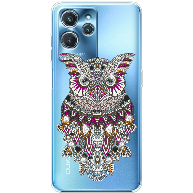 Чехол со стразами Oukitel C32 Owl