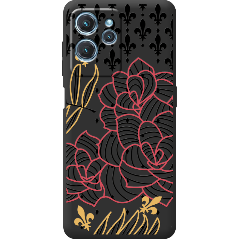 Черный чехол BoxFace Oukitel C32 FranceFlowers