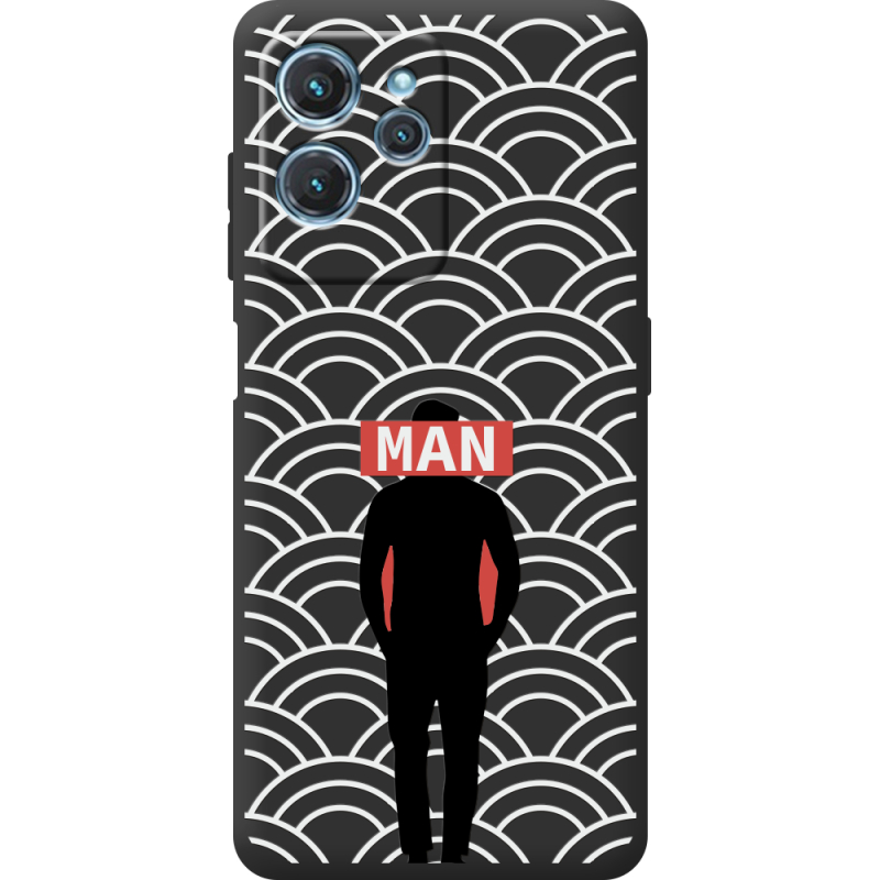 Черный чехол BoxFace Oukitel C32 Man Pattern