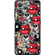 Черный чехол BoxFace Oukitel C32 Rock Graffiti