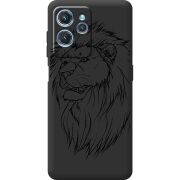 Черный чехол BoxFace Oukitel C32 Lion