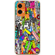 Чехол BoxFace Oukitel C33 Multicolored Inscriptions