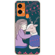 Чехол BoxFace Oukitel C33 Girl and deer