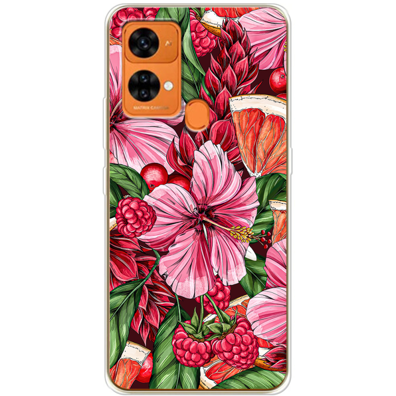 Чехол BoxFace Oukitel C33 Tropical Flowers