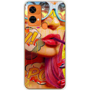 Чехол BoxFace Oukitel C33 Yellow Girl Pop Art