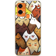 Чехол BoxFace Oukitel C33 Sleepy Cats