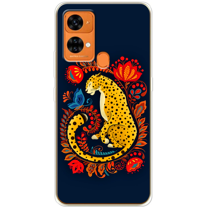 Чехол BoxFace Oukitel C33 Petrykivka Leopard